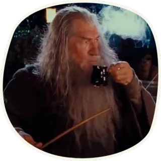 ⭕️ Gandalf (first movie) @lennysticker telegram stickers