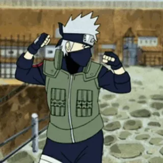⚡️ Kakashi Naruto anime, kakashi, naruto, ninja, cartoon telegram sticker