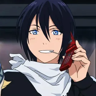 😁 Yato Noragami anime, Yato, Noragami, character, god, animation telegram sticker