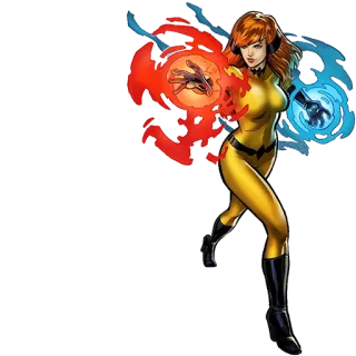 👊 Terra superhero, comics, powers, female, geokinesis telegram sticker