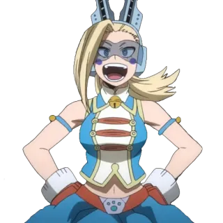 😺 Mirko My Hero Academia Anime, My Hero Academia, Mirko, Conejo, Héroe telegram sticker