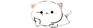 🧸 cat, cute, kawaii, animal, sticker, cartoon telegram sticker