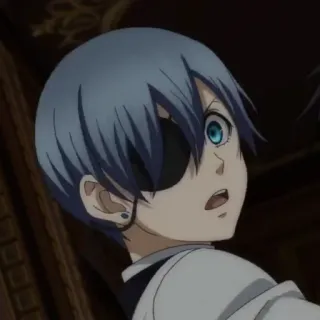 😳 Ciel Phantomhive Black Butler Anime, Manga, Ciel Phantomhive, Black Butler, Personaggio, Ragazzo telegram sticker