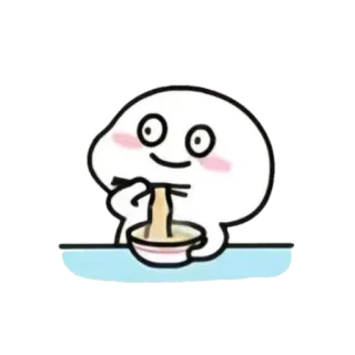 🪃 Hoạt hình, Ăn uống, Mì, Dễ thương, Kawaii, Minh họa telegram sticker