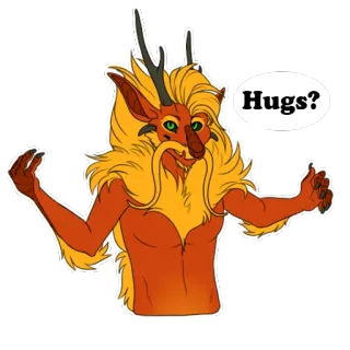☺️ Hugs? мультфильм, дракон, объятия, дружелюбный, иллюстрация, милый telegram sticker