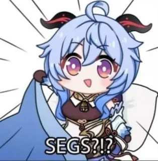 🔞 SEGS?!? Anime, Chibi, Sticker, Gacha telegram sticker