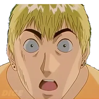 😧 anime, shocked, scared, surprised, expression, cartoon telegram sticker