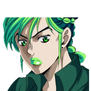 😒 Jolyne Cujoh JoJo's Bizarre Adventure Anime, Jojo, Jolyne, Stone Ocean, Personaggio, Manga telegram sticker