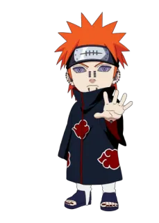 ✋ Pain Naruto anime, naruto, pain, akatsuki, character, cartoon, ninja telegram sticker
