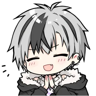 😄 Аниме, Манга, Каваий, Милый, Персонаж, Наклейка telegram sticker