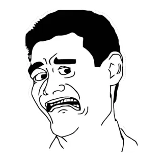 😖 Meme, Gesichtsausdruck, Ekel, Reaktion, Internet Meme telegram sticker