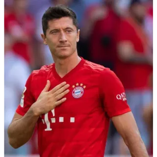 🤵 Robert Lewandowski fútbol, atleta, fútbol, deportes, jugador, Bayern Munich telegram sticker