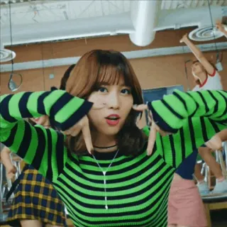 💟 mulher, pessoa, K-pop, cantora, atriz, dançarina, asiática whatsapp sticker