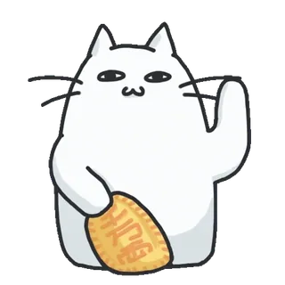 Cat & Bunny by @GIFSTIKI whatsapp stickers