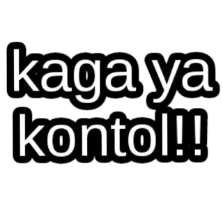 🖕 kaga ya kontol!! оскорбительный, оскорбляет telegram sticker