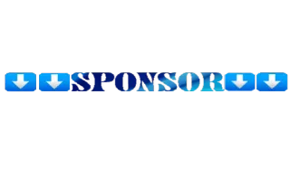 🙃 SPONSOR Patrocinador, Anúncio, Azul, Seta telegram sticker