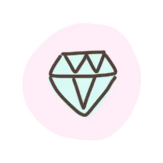 💓 Diamant, Edelstein, Schmuck, Edelstein, Accessoire whatsapp sticker