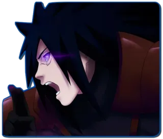 😡 Madara Uchiha Naruto Anime, Manga, Uchiha, Madara, Naruto telegram sticker