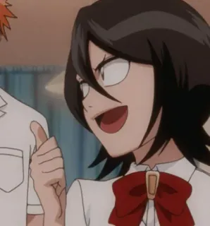 💈 Rukia Kuchiki Bleach Anime, Bleach, Rukia, Kuchiki, Lustig, Cartoon, Mädchen whatsapp sticker