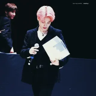 📎 Jimin K-pop, Jimin, BTS, Cantante, Actuación whatsapp sticker