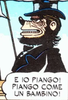 😭 E IO PIANGO! PIANGO COME UN BAMBINO! dessin animé, pleurer, triste, bande dessinée telegram sticker