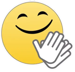 👏 Emoji, Smiley, Tepuk tangan, Tangan, Perayaan, Senang, Gerakan telegram sticker