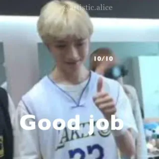 🪄 Good job thumbs up, positive, encouragement, good job, motivation whatsapp sticker
