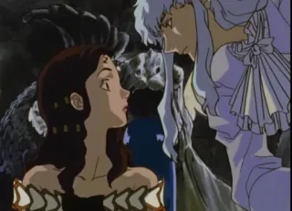 😏 Griffith Berserk anime, fantasy, manga, Griffith, character, girl telegram sticker