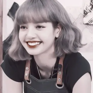 🎧 Lisa kpop, blackpink, lisa, cantante, sonrisa, celebridad whatsapp sticker