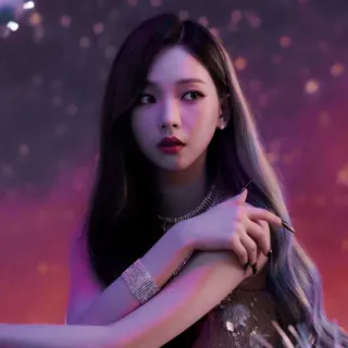 🥺 Karina K-pop, penyanyi, wanita, Idola, aespa, potret telegram sticker