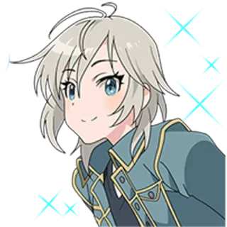 ✨ Anime, Mangá, Personagem, Ilustração, Animação whatsapp sticker