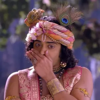 🙊 Krishna Hinduism, Indian, spiritual, traditional, deity telegram sticker