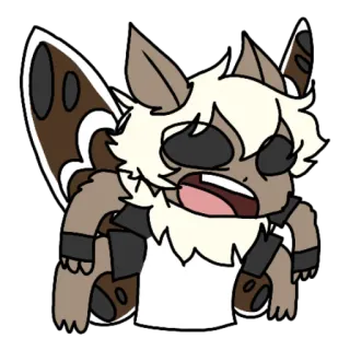 😱 mariposa, desenho animado, animal, fofo, adesivo, personagem telegram sticker