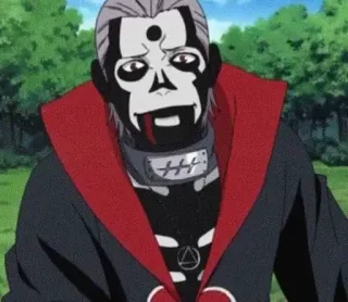 🥴 Kakuzu Naruto Аниме, Наруто, Какузу, Акацуки telegram sticker