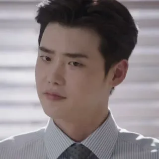 🥀 Lee Jong-suk actor, Korean, man, business, portrait telegram sticker