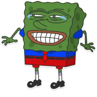 😂 Spongebob meme, spongebob, funny, cartoon telegram sticker