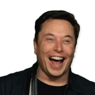 😆 Elon Musk elon musk, tech, entrepreneur, tesla, spacex telegram sticker
