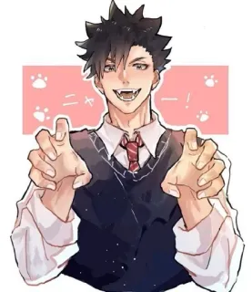 Куроо Тетсуро^^@annqzx :: @fStikBot telegram stickers