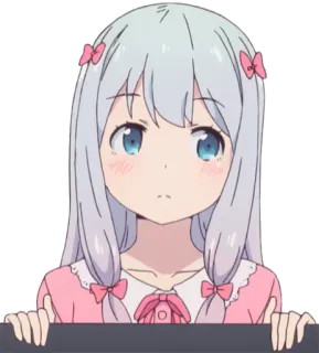🎀 Sagiri Izumi Eromanga Sensei Anime, Fille, Mignon, Eromanga Sensei, Sagiri Izumi, Dessin animé, Japonais whatsapp sticker