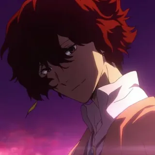 🍩 Osamu Dazai Bungou Stray Dogs Anime, Bungou Stray Dogs, Osamu Dazai telegram sticker