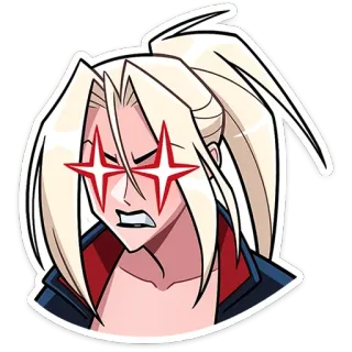 😡 女性, アニメ, 怒り, イライラ, 感情 telegram sticker