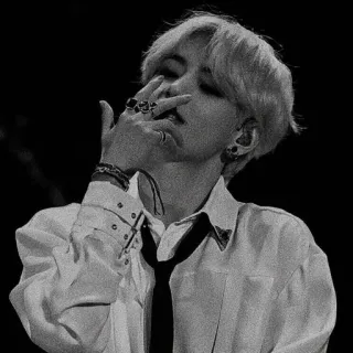 ▪️ person, monochrome, fingers, hand, gesture telegram sticker