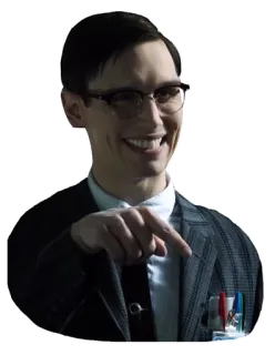 😁 The Riddler Gotham Загадочник, Готэм, DC Comics, злодей, персонаж telegram sticker