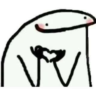 ♥️ stick figure, love, heart, cute telegram sticker