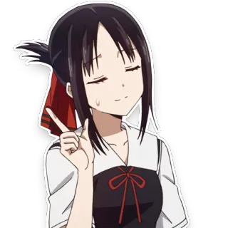 😌 Kaguya Shinomiya Kaguya-sama: Love Is War Anime, Cartoon, Mädchen, Kaguya, Shinomiya, Love is War telegram sticker