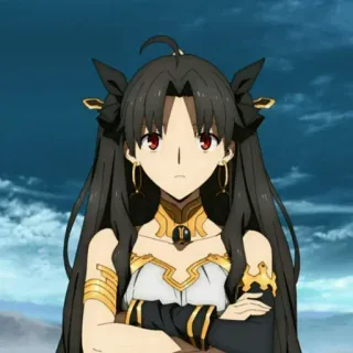 😐 Ishtar Anime, Personaje, Mujer, Ishtar, Fate/Grand Order telegram sticker