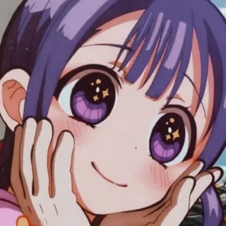 🤩 Anime, Garota, Fofa, Desenho animado, Kawaii, Arte digital, Personagem whatsapp sticker