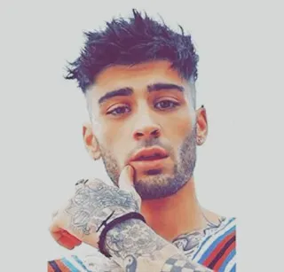 👑 Zayn Malik Zayn Malik, Musiker, Sänger, Promi, Porträt telegram sticker