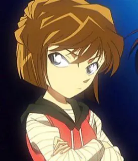 😒 Anime, Kreskówka, Dziewczyna, Portret, Animacja telegram sticker
