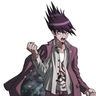😠 Kaito Momota Danganronpa Anime, Kaito Momota, Danganronpa, Postać, Pot, Rozdrażniony whatsapp sticker